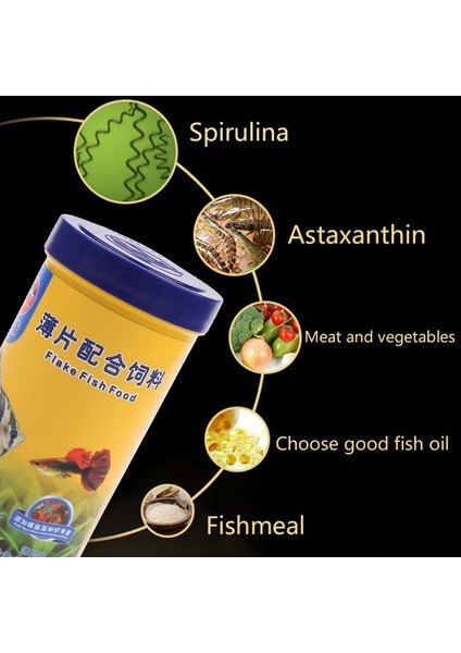 47G Tarzı 250 ml Süs Balığı Yemi Altın Balık Koi Japon Balığı Küçük Orta Boy Tropikal Balık Pul Yem ve Akvaryum Aksesuarları (Yurt Dışından) fırsatları