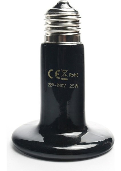 25W Tarzı Küçük Sürüngenler Için Seramik Isıtma Lambası 25W 50W 75W 100W 150W 200W Ir Isı Yayıcı Ampul Kaplumbağa Yılan Kertenkele Isıtıcı Lamba (Yurt Dışından)