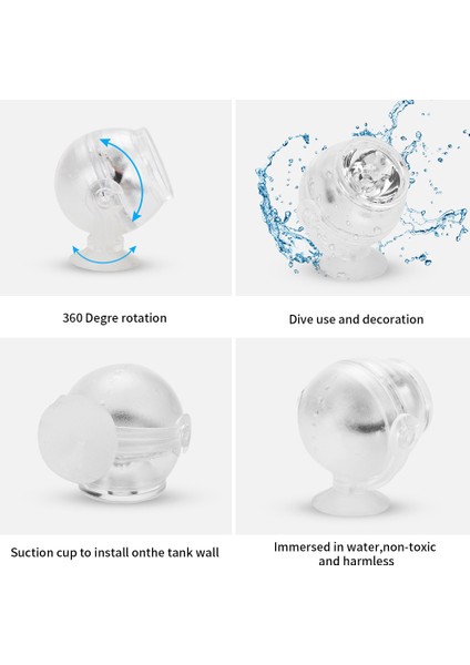 Ap-01 Stili Renk Değiştiren LED Akvaryum Işığı Renkli Geçişli Akvaryum Işığı Dalış Işığı (Yurt Dışından) fiyatları