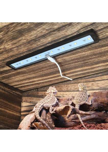 Dikdörtgen Stili Akvaryum Lambası LED Bitki Işığı Tank Kalınlığına Uygun Akvaryum Lambası Askı Işığı, Balık ve Malzemeler 21 cm Tb (Yurt Dışından)
