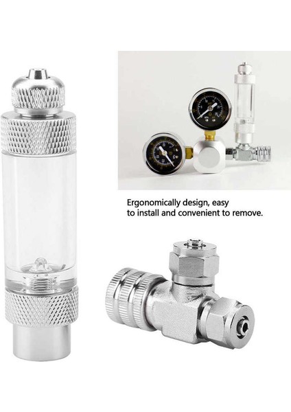 No.1 Tarzı Akvaryum Hassas Co2 Regülatör Iğne Kontrol Valf Kabarcık Sayacı Tek Çift Başlı Co2 Diffüzör Balık Tankı Aksesuarları (Yurt Dışından)