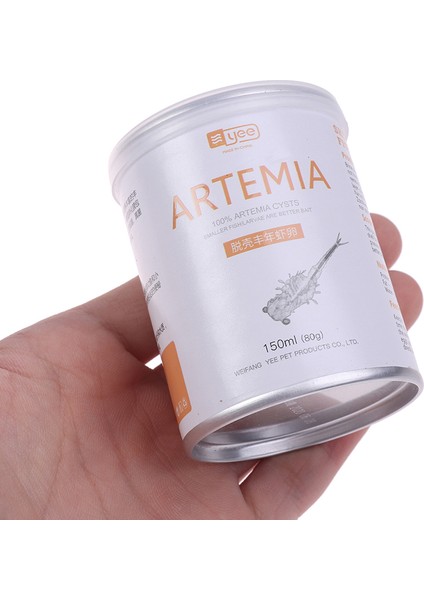 Beyaz Stil 150ML Akvaryum Yavrularının Yumurtadan Çıkmış Artemia Yem Kabuğu Yumurtası Bebek Balıklar Küçük Balıklar Için (Yurt Dışından) modelleri