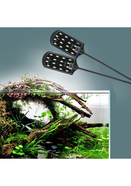 Ab Fişi Akvaryum Lambaları Klipsli Lamba Bitki Işıkları Yüksek Parlaklık Enerji Tasarrufu Su Bitkileri Aydınlatma 10W LED Boncuklar (Yurt Dışından)