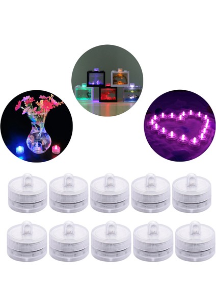 Kırmızı Stil Su Geçirmez Balık Tankı LED Aydınlatma Mini Mum Lambası Akvaryum Işık Peyzaj Lambası Parti Düğün Aydınlatma Dekorasyonu (Yurt Dışından) fırsatları