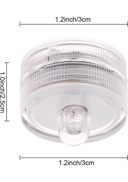 Kırmızı Stil Su Geçirmez Balık Tankı LED Aydınlatma Mini Mum Lambası Akvaryum Işık Peyzaj Lambası Parti Düğün Aydınlatma Dekorasyonu (Yurt Dışından) indirimleri