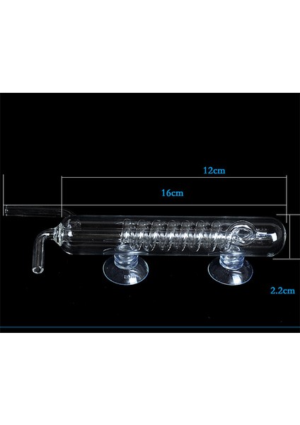 3m Hava Hattı Beyaz Stil Cam Co2 Reaktör Difüzör Akvaryum Balık Tankı Yoğun Akış Karbon Dioksit Kabarcık Sayacı Emiş Kupası Için Akvaryum Bitki Tankı (Yurt Dışından)