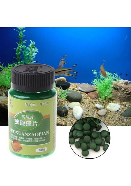 Yüksek Saflıkta Spirulina Tabletleri Akvaryum Için Frimp Gıda Alg Yem Malzemeleri Drom (Yurt Dışından)