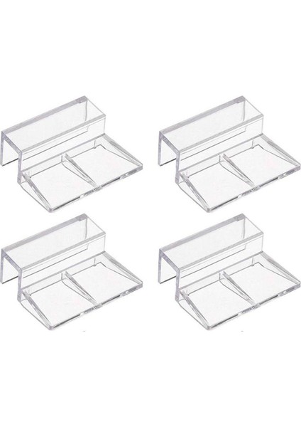 8mm Tarzı 4 Parça Parti mm Akvaryum Akrilik Kelepçe Çok Fonksiyonlu Cam Kapak Desteği Çerçeve (Yurt Dışından)