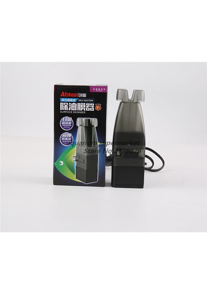 Siyah Stil S Beden Atman MK-230 Siyah Kendi Emişli Iyi Fonksiyonlu Elektrikli Yüzey Skimmer Filtre Akvaryum Için (Yurt Dışından)