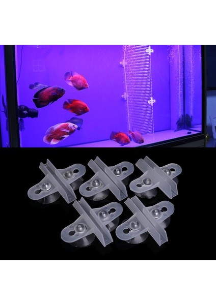 Beyaz Stil 5 Adet Akvaryum Balık Tank Bölücü Emme Kupası Bölücü Plastik Levha Tutucu Set Yeni Yüksek (Yurt Dışından) fiyatları