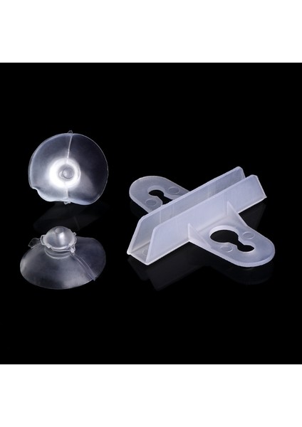 Beyaz Stil 5 Adet Akvaryum Balık Tank Bölücü Emme Kupası Bölücü Plastik Levha Tutucu Set Yeni Yüksek (Yurt Dışından) fırsatları