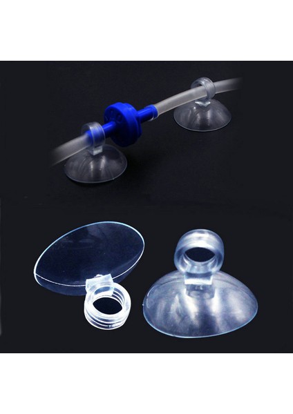 Kauçuk Akvaryum Şeffaf Emiş Kupları Balık Tankı Pedleri Isıtıcı Pompa Oksijen Hava Tüpü Akvaryum Aksesuarları (Yurt Dışından)