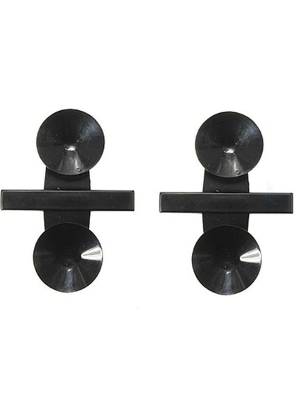 Siyah Stil Akvaryum Balık Tankı Plastik Emişli Kelepçe Akvaryum Balık Tankı Plastik Emişli Kelepçe Bölücü Sayfa Tutucu (Yurt Dışından)