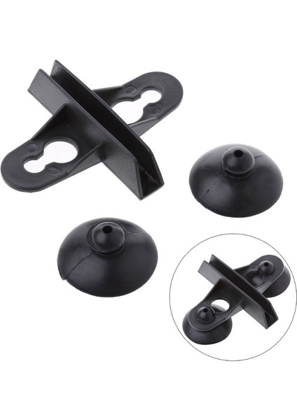 Siyah Stil Akvaryum Balık Tankı Plastik Emişli Kelepçe Akvaryum Balık Tankı Plastik Emişli Kelepçe Bölücü Sayfa Tutucu (Yurt Dışından) indirimleri