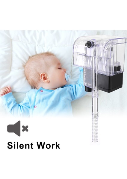 Ab Tak A Stili Balık Tankı Mini Akvaryum Filtresi Su Pompası Ab Fişi Harici Asılı Filtre Oksijen Daldırılabilir Su Arıtıcı (Yurt Dışından) fırsatları