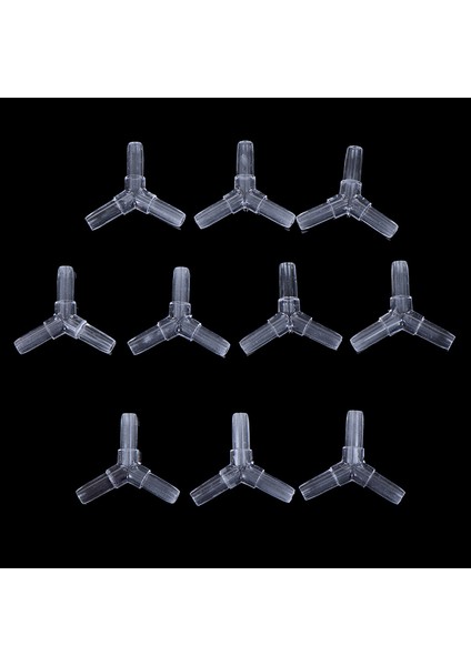 Y Tipi Stili Balık Tankı Şeffaf Hava Tüpü Adaptörleri Için 4cm Iç Çapı Hava Hattı Hortumu Bağlantı Elemanları (Yurt Dışından)