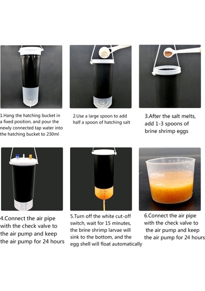 Gösterilen Stil Gibi Akvaryum Tuzlu Su Yumurtası Incübatörü Yavru Balık ve Peri Yumurtası Artemia Canlı Çıkartma Kiti Dropship (Yurt Dışından) fiyatları