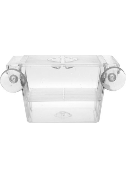 Bir Stil Akvaryum Balık Tankı Yavru Kutusu Üreme Şeffaf Akrilik Inkübatör Tutucu Akvaryum Balık Tankı Çift Yavru Inkübatörü (Yurt Dışından)