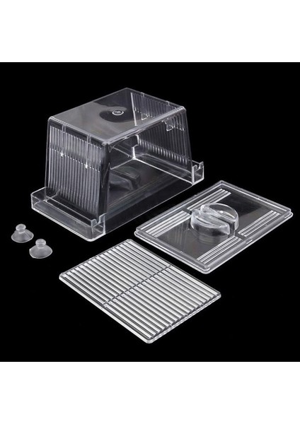 Bir Stil Akvaryum Balık Tankı Yavru Kutusu Üreme Şeffaf Akrilik Inkübatör Tutucu Akvaryum Balık Tankı Çift Yavru Inkübatörü (Yurt Dışından) fiyatları