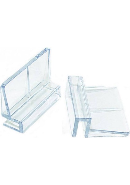 6mm Akvaryum Balık Tankı Kapak Plakası Destek Plakası Akrilik Klips Cam Kapak Destek Çerçevesi - 4 Parça (Yurt Dışından)