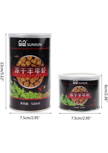 220ML Tarzı Akvaryum Dondurulmuş Karides Yumurta Blokları Tropikal Deniz Balığı Yem Beslenme (Yurt Dışından) indirimleri