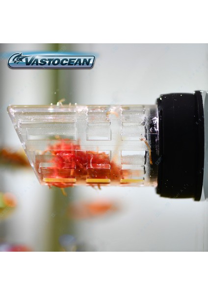 Vastocean Besleyici Stili Vastocean Kurutulmuş Kırmızı Solucan Kupası Tohumlu Yosun Artemia Manyetik Balık Yemi Kralı (Yurt Dışından) fiyatları