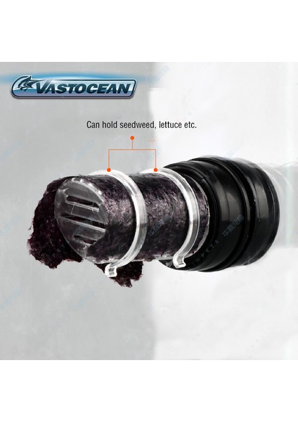 Vastocean Besleyici Stili Vastocean Kurutulmuş Kırmızı Solucan Kupası Tohumlu Yosun Artemia Manyetik Balık Yemi Kralı (Yurt Dışından) modelleri