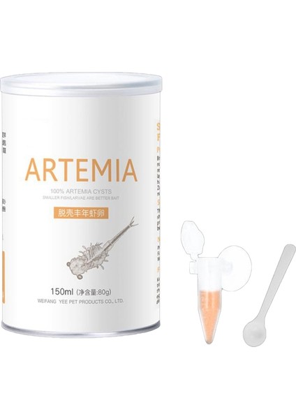 Gösterilen Stil Gibi 150 ml Akvaryum Tropik Balık Yemi Artemia Kabuklu Yumurtaları Tuzlu Karides Kabuklu Yumurta Yem Bebe Balıklar Için (Yurt Dışından)