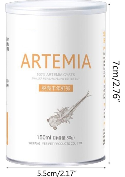 Gösterilen Stil Gibi 150 ml Akvaryum Tropik Balık Yemi Artemia Kabuklu Yumurtaları Tuzlu Karides Kabuklu Yumurta Yem Bebe Balıklar Için (Yurt Dışından) fırsatları