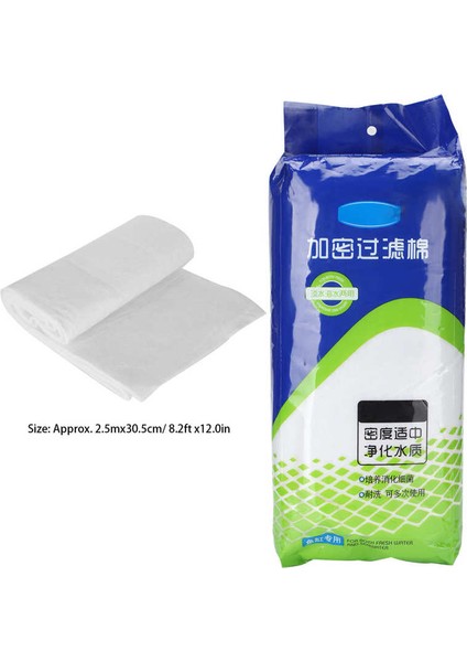 Akvaryum Filtre Yün Pamuk Filtre Balık Tankı Filtre Fitili Akvaryum Balık Tankı Havuzu Yüksek Yoğunluklu Kalınlaştırılmış Tekrar Kullanılabilir Yün Ped (Yurt Dışından) fırsatları