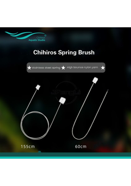 TEK60CM Tarzı Chihiro'nun Fırça Yaylı Tekli Çift Temiz Temizleme Su Giriş Çıkış Balık Tankı Akış Dışarı Boru Akvaryum Bitkisi (Yurt Dışından) fiyatları