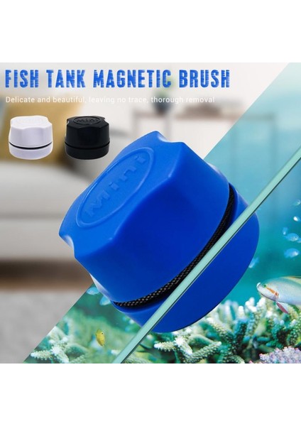Mavi Stil 3,7 cm Manyetik Fırça Akvaryum Temizleme Araçları Manyetik Akvaryum Balık Tankı Fırçası Temiz Pencere Alg Temizleyici Temizleyici Sünger Aksesuarları (Yurt Dışından) fırsatları