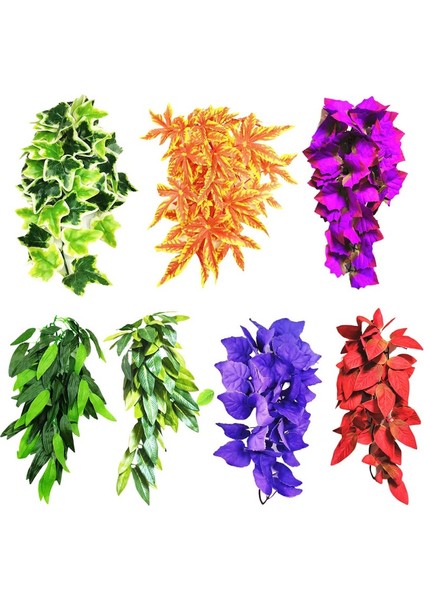 No.3 Tarzı Sürüngen Bitkileri Asma Sahte Sarmalayan Sürüngen Terraryum Bitki Habitat Süslemesi Bıyıklı Ejderha Yılan Kertenkele Malzemeleri Için - Turkish (Yurt Dışından) fiyatları