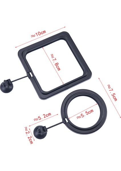 Mavi Yuvarlak Stil 1 Adet Yeni Akvaryum Yem Halkası Balık Tankı Yüzen Yem Tepsi Dairesel Kare Aksesuar Su Bitkisi Batma Emme Kupası (Yurt Dışından) fırsatları