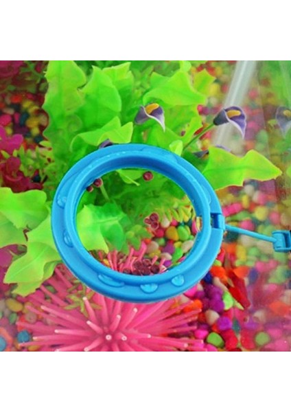 C Stili Balık Dondurma Akvaryum Balık Tankı Halka Istasyon Yüzen Yiyecek Su Bitkisi Batıklık Çember Yiyecek Sürüklenmesini Önleyin (Yurt Dışından) fırsatları