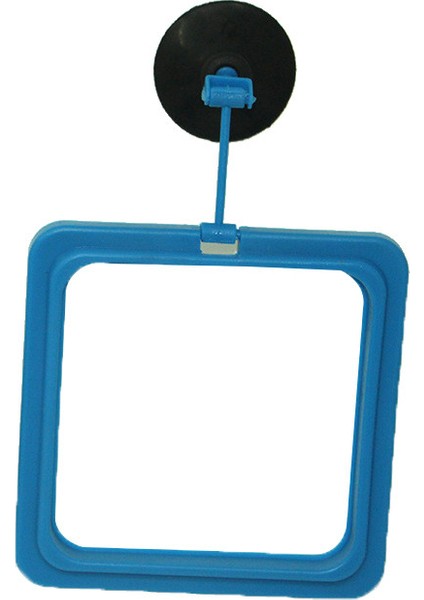 Kare Mavi Stil 1 Parça 1 Adet Akvaryum Balık Yem Istasyonu Yüzen Yiyecek Tepsisi Aksesuarları Su Bitkisi Batıklık Halka (Yurt Dışından)