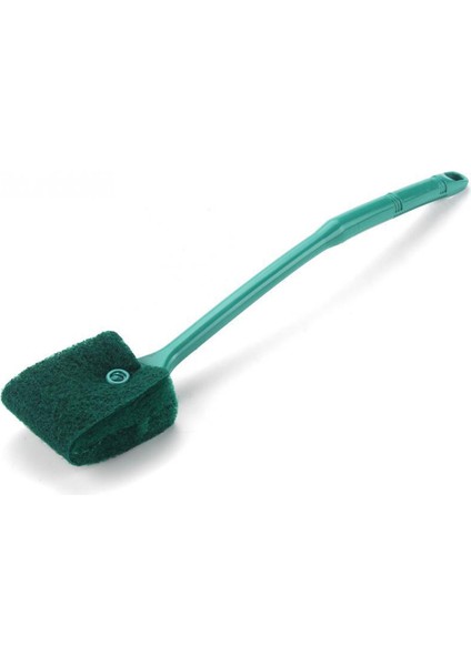 Yeşil L Tarzı 1 Adet Akvaryum Balık Tankı Temizleyici Cam Yosunu Kazıyıcı Çift Taraflı Plastik Sünger Temizleme Fırçası Temizleyici Aracı (Yurt Dışından)