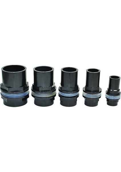 Siyah Stil 50 mm mm Akvaryum Boru Bağlantı Elemanı Su Birleşim Balık Tankı Pvc Su Geçirmez Bağlayıcılar Su Tankı Bağlantı Parçası (Yurt Dışından)