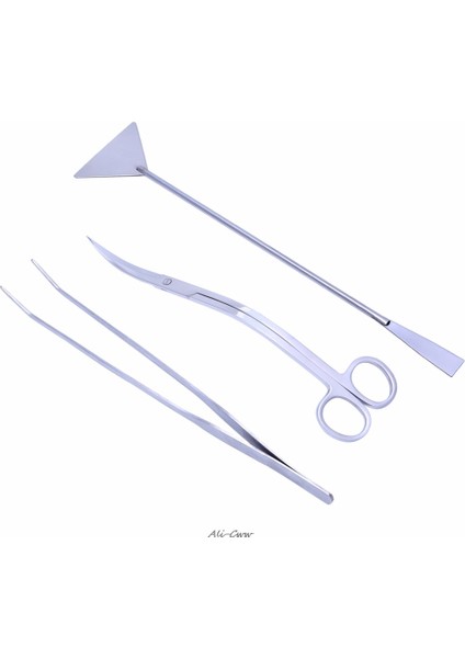 Gümüş Tarzı Akvaryum Canlı Bitki Bakımı Cımbız Seviyeleyici Aracı Kiti (Yurt Dışından)