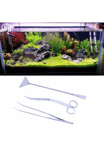 Gümüş Tarzı Akvaryum Canlı Bitki Bakımı Cımbız Seviyeleyici Aracı Kiti (Yurt Dışından) fiyatları