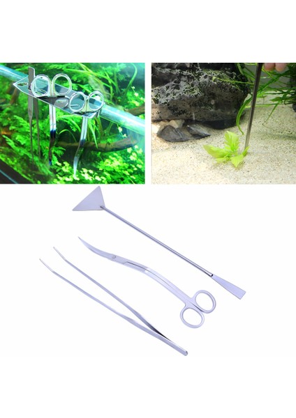 Gümüş Tarzı Akvaryum Canlı Bitki Bakımı Cımbız Seviyeleyici Aracı Kiti (Yurt Dışından) modelleri