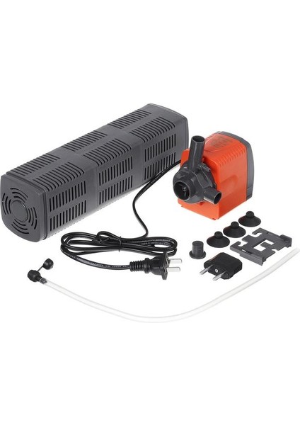 30W Tarzı 3ü 1 Arada Akvaryum Filtresi Hava Pompası Akvaryum Su Pompası Balık Tankı Dolaşım Iç Filtre Hava Oksijen Artırma (Yurt Dışından)