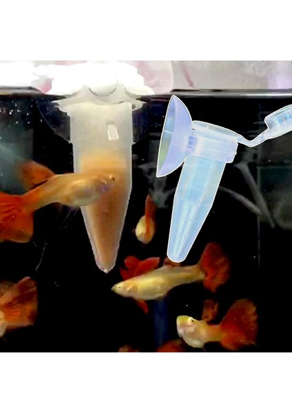 Plastik Balık Tüplü Akvaryum Solucan Besleme Hunisi Kanatçık Konisi Otomatik Besleme Aracı (Yurt Dışından)
