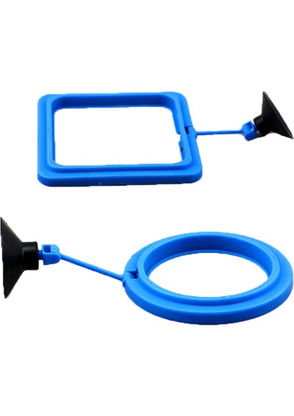 Yuvarlak Şekil Stili 8X8CM 1 Adet Akvaryum Yemleme Halkası Balık Tankı Istasyonu Yüzen Yem Tepsisi Kare Daire Aksesuarı Su Bitkisi Batma Emniyeti Emme Kupası (Yurt Dışından) indirimleri