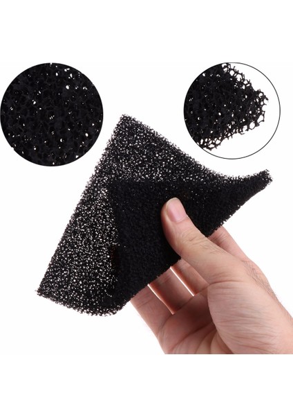 Siyah Stil 13CM x 13CM x 1cm 5 Adet Evrensel Siyah Aktif Karbon Köpük Sünger Hava Filtresi Imprenye Levha Ped (Yurt Dışından) modelleri