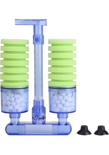 XY-2882 Stili L Beden Akvaryum Filtre Balık Tankı Hava Pompası Sünger Biyokimyasal Oksijen Pompası Mini Tank Malzemeleri Suda Yaşayan Evcil Hayvanlar Köpük Sünger Tankı (Yurt Dışından)