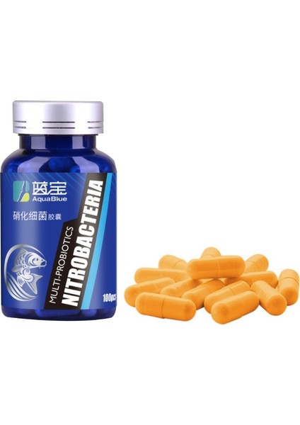 100 Adet Tarzı Şişe Akvaryum Konsantre Kapsül Balık Tankı Gölet Temizleme Taze Su (Yurt Dışından)