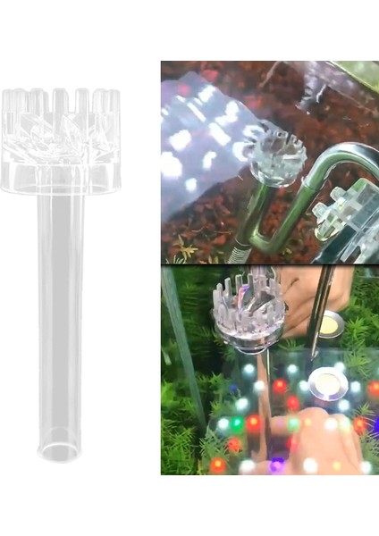 Akrilik Skimmer Akvaryum Filtresi Yağ Giderme Filmi Yüzer Giriş Çıkış Boru Yağ Filtresi Sepeti Karides Balık Tankı Için (Yurt Dışından)