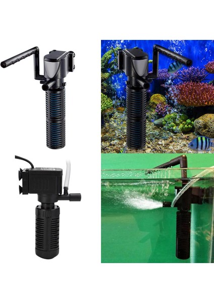 3W Tarzı 15X3CM Balık Tankı Için Çok Fonksiyonlu Mini Akvaryum Filtresi Paslanmazlık Uzun Ömür Oksijen Hava Pompası Filtrasyon Daldırma Pompası (Yurt Dışından) fiyatları
