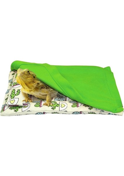 Bir Stil Sürüngen Uyku Tulumu ve Ayırılabilir Yastık Sabit Battaniye Konforlu Uyuyan Kertenkele Iguana Için (Yurt Dışından)